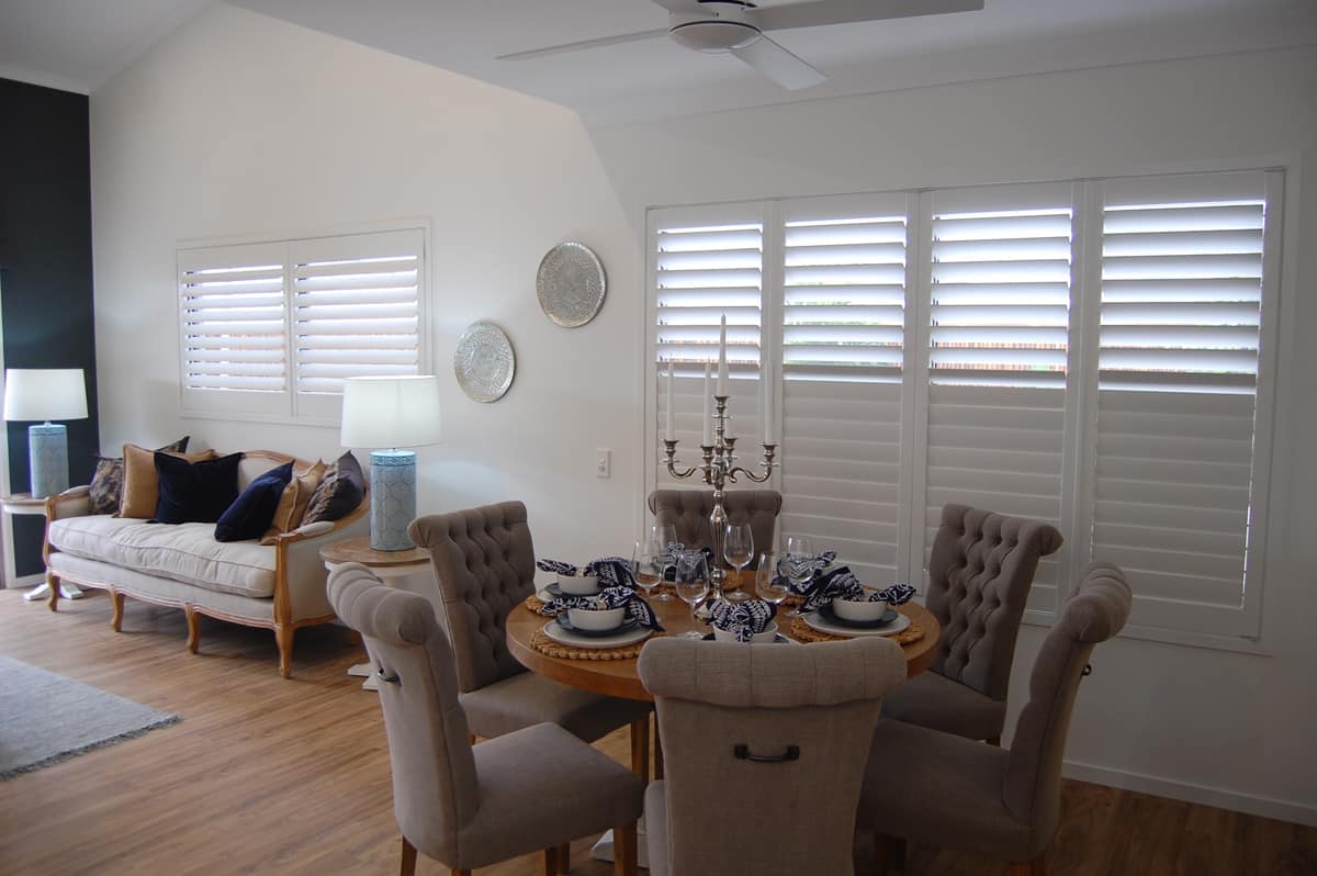 Living Room — Timber Tec Shutters In Ballina, NSW