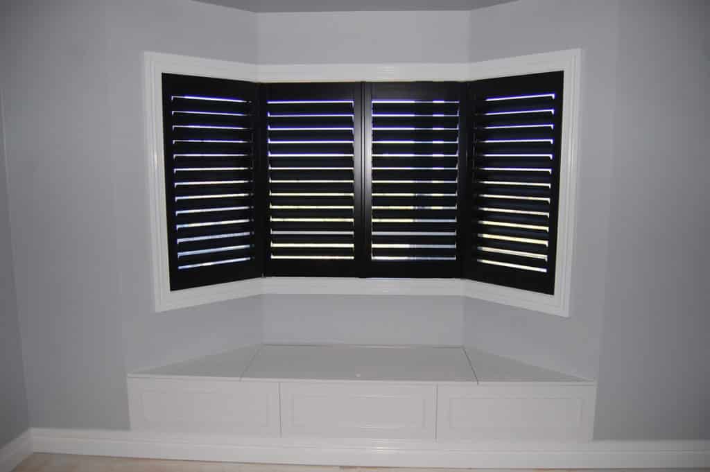 Black Blinds — Timber Tec Shutters In Ballina, NSW