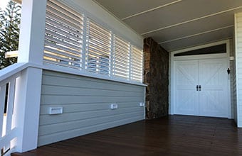 White Shutter Window — Timber Tec Shutters In Ballina, NSW