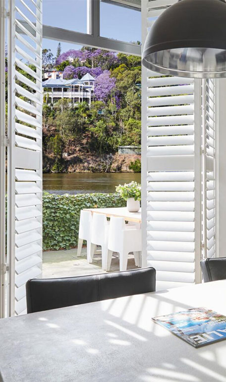 Plantation Shutters to the Balcony — Timber Tec Shutters In Ballina, NSW